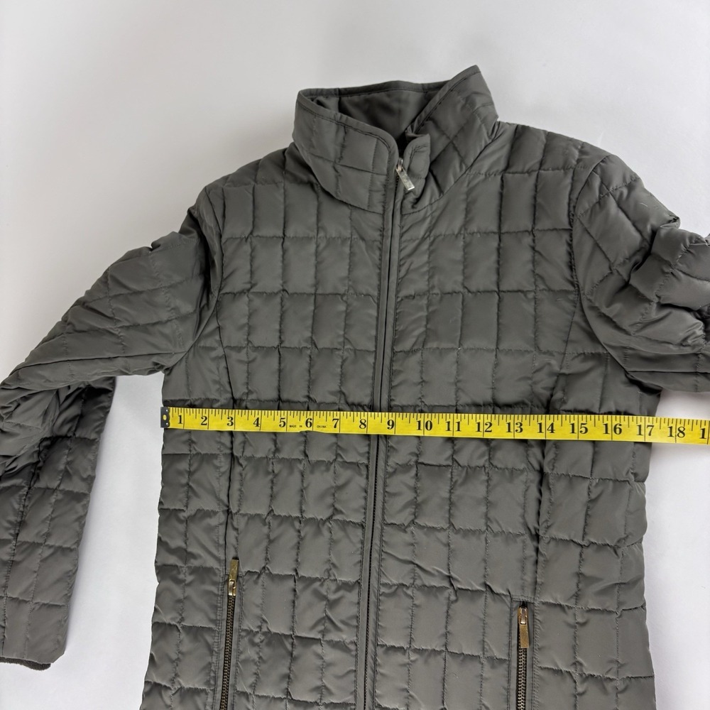 J. Crew Women's Olive Green Quilted‎ Down Filled Jacket Womens XS - Picture 11 of 13